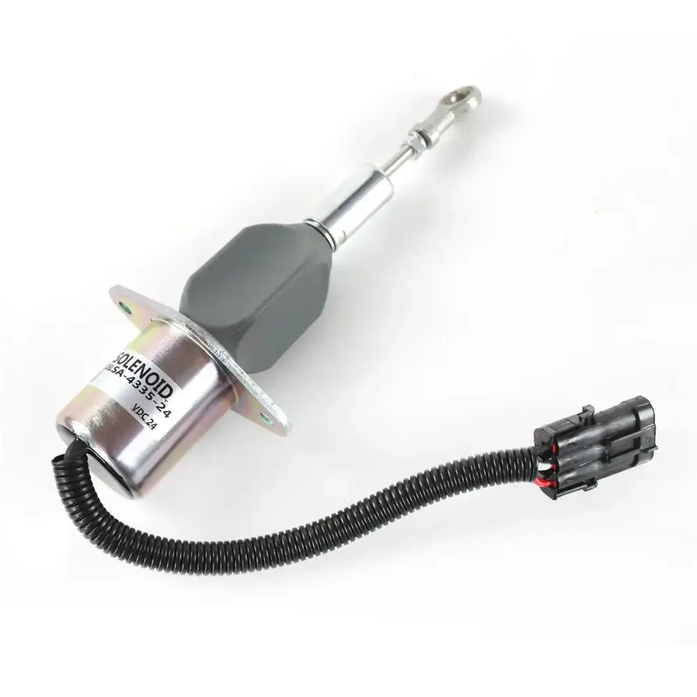 Shut Off Solenoid 3930234 for Cummins 6CT 8.3L Komatsu Excavator PC350-7 — фото 1