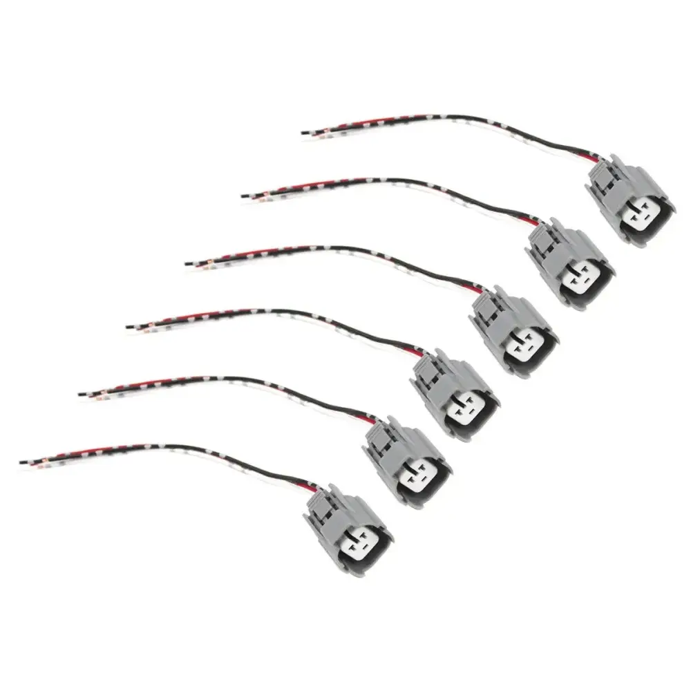 6PCS Sensor Harness Plug Connector 3 Lines for Kobelco SK200-6 Excavator — фото 1