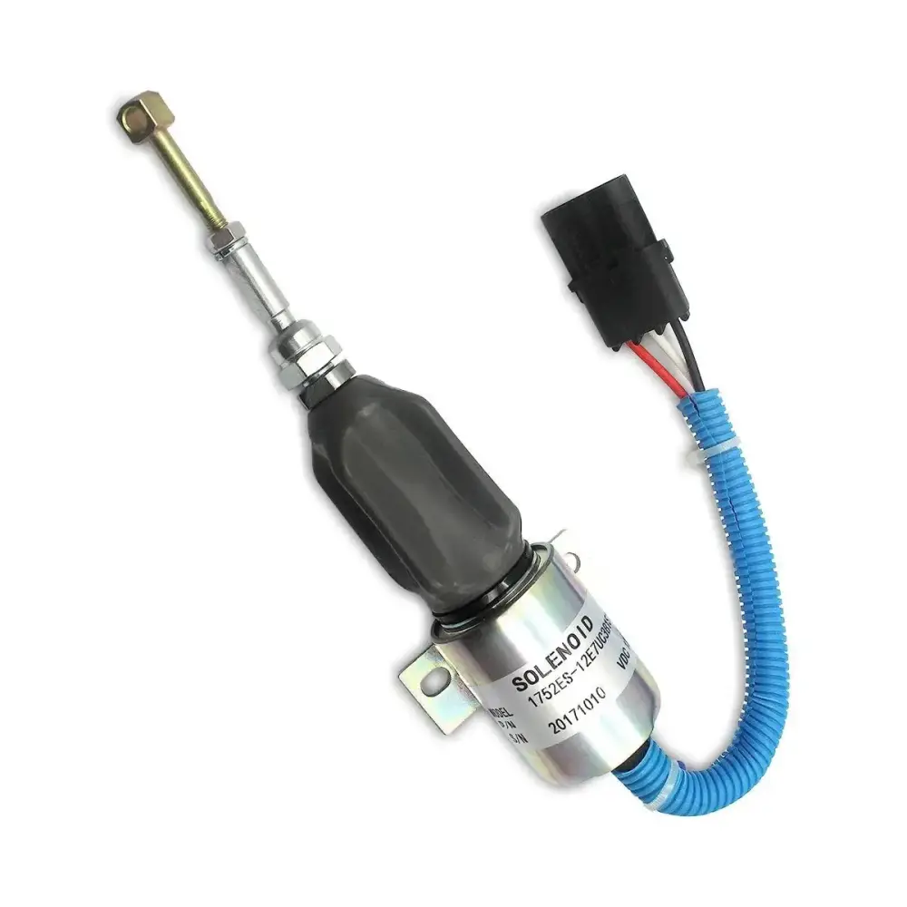 1752ES-12E7UC3B1S1 12V Shutoff Stop Solenoid for Cummins Engine — фото 1