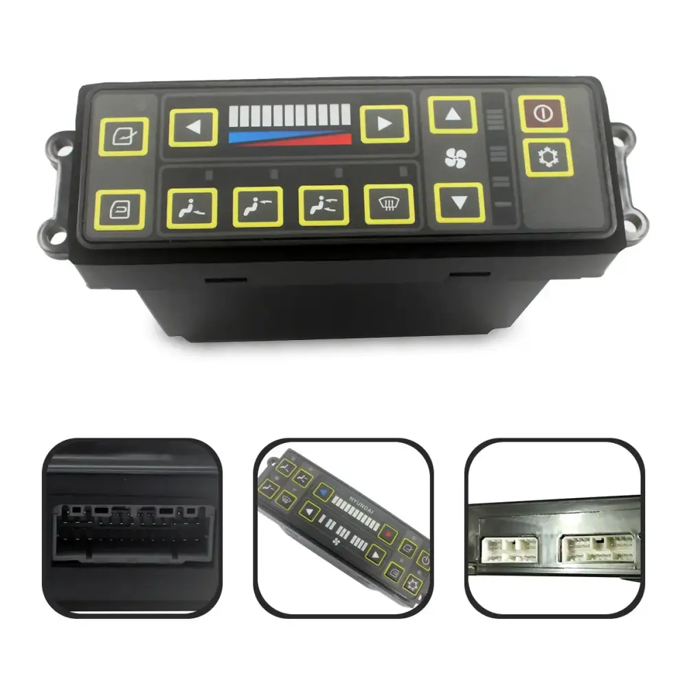 11N6-90431 Hyundai R160LC-7 R110-7 Air Conditioner Control Panel — фото 1
