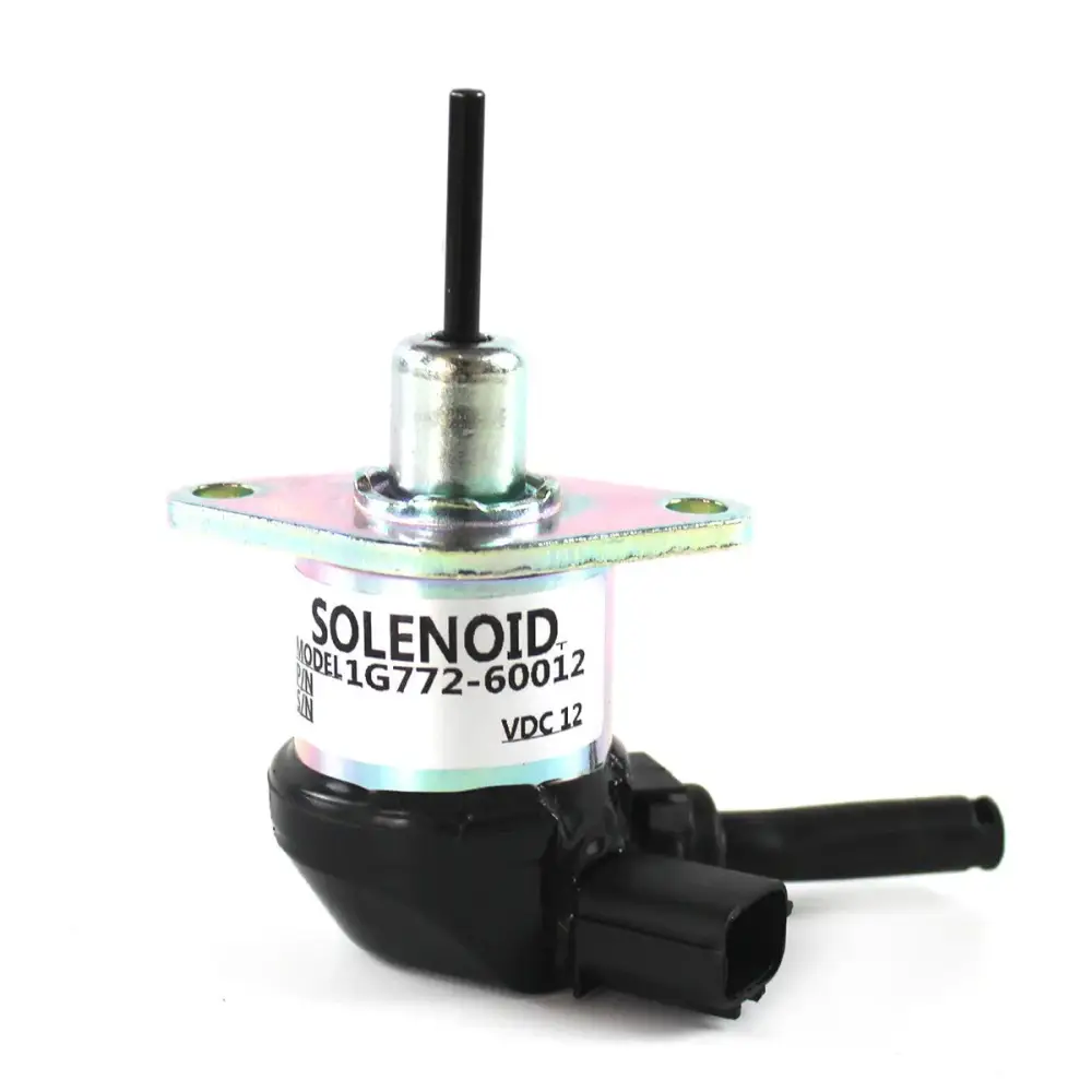 1G772-60012 1G772-60014 12V Shut Off Solenoid Valve for Kubota V3300 — фото 1