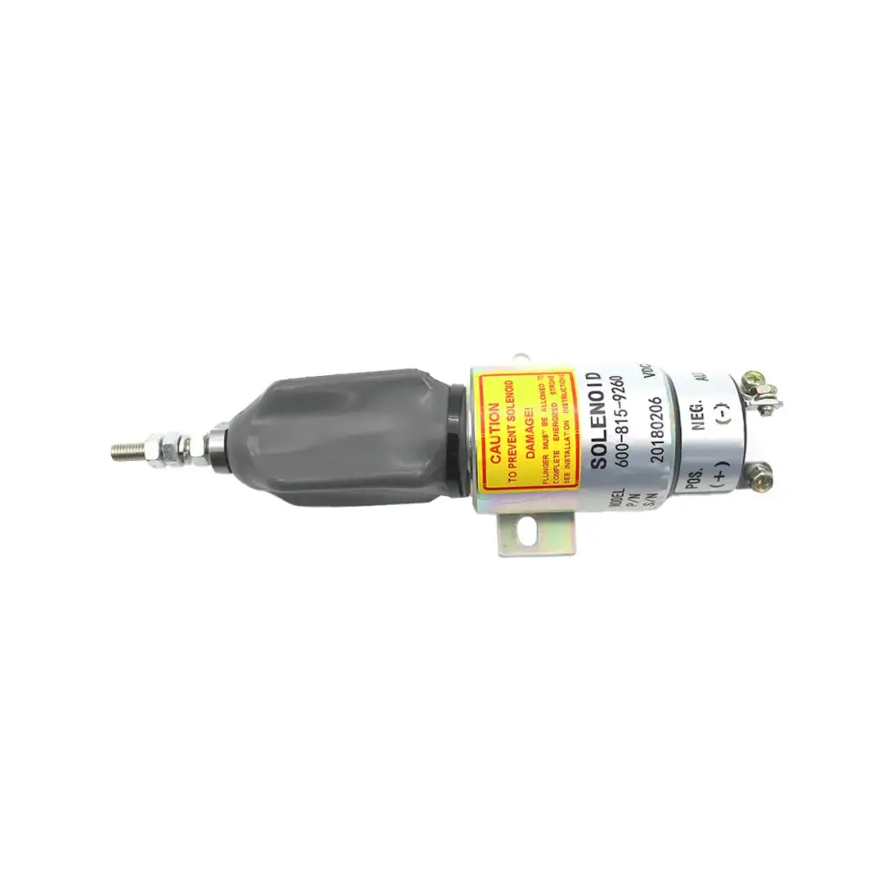 Stop Solenoid 600-815-9260 6008159260 for Komatsu PC128US-2 PC138US-2 WA100-5 WA150-5 WA320-5 WA80-3 — фото 1