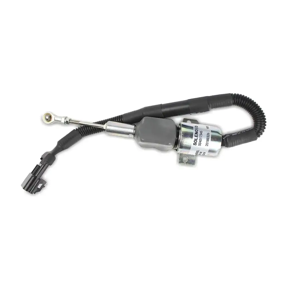 504017345 F4BE0684M Shutoff Solenoid Valve for Kobelco E215 New Holland WX200 — фото 1