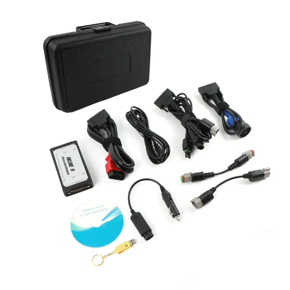 Inline 6 Data Link Adapter 3165033 Fits Cummins Komatsu Diagnostic Scanner Kit — фото 1