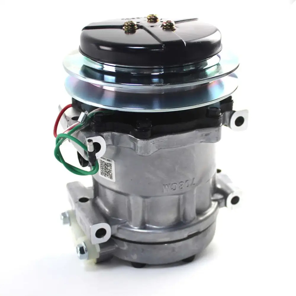 Запчасть кондиционера YX91V00001F1 Air Conditioning Compressor for Kobelco SK200-8 SK350-8 Excavator — фото 1