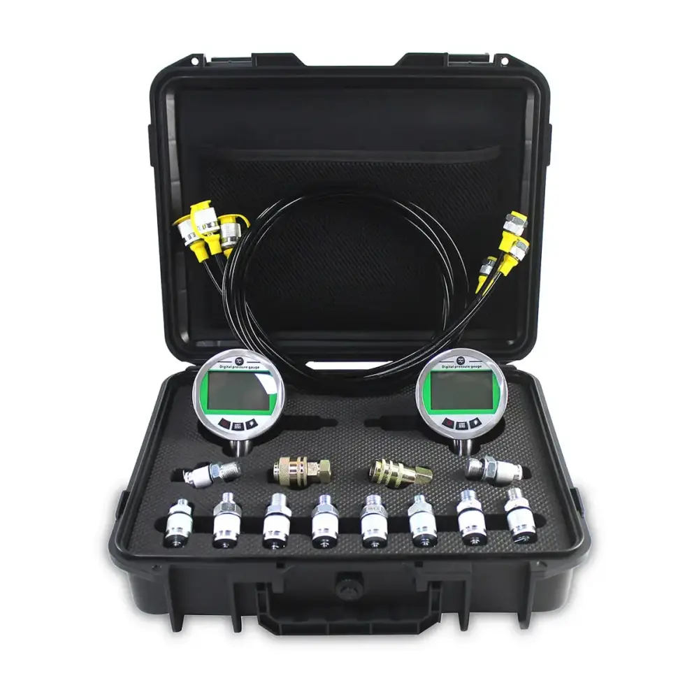 Hydraulic Digital Pressure Test Kit 2 Gauges 70MPA*2 — фото 1