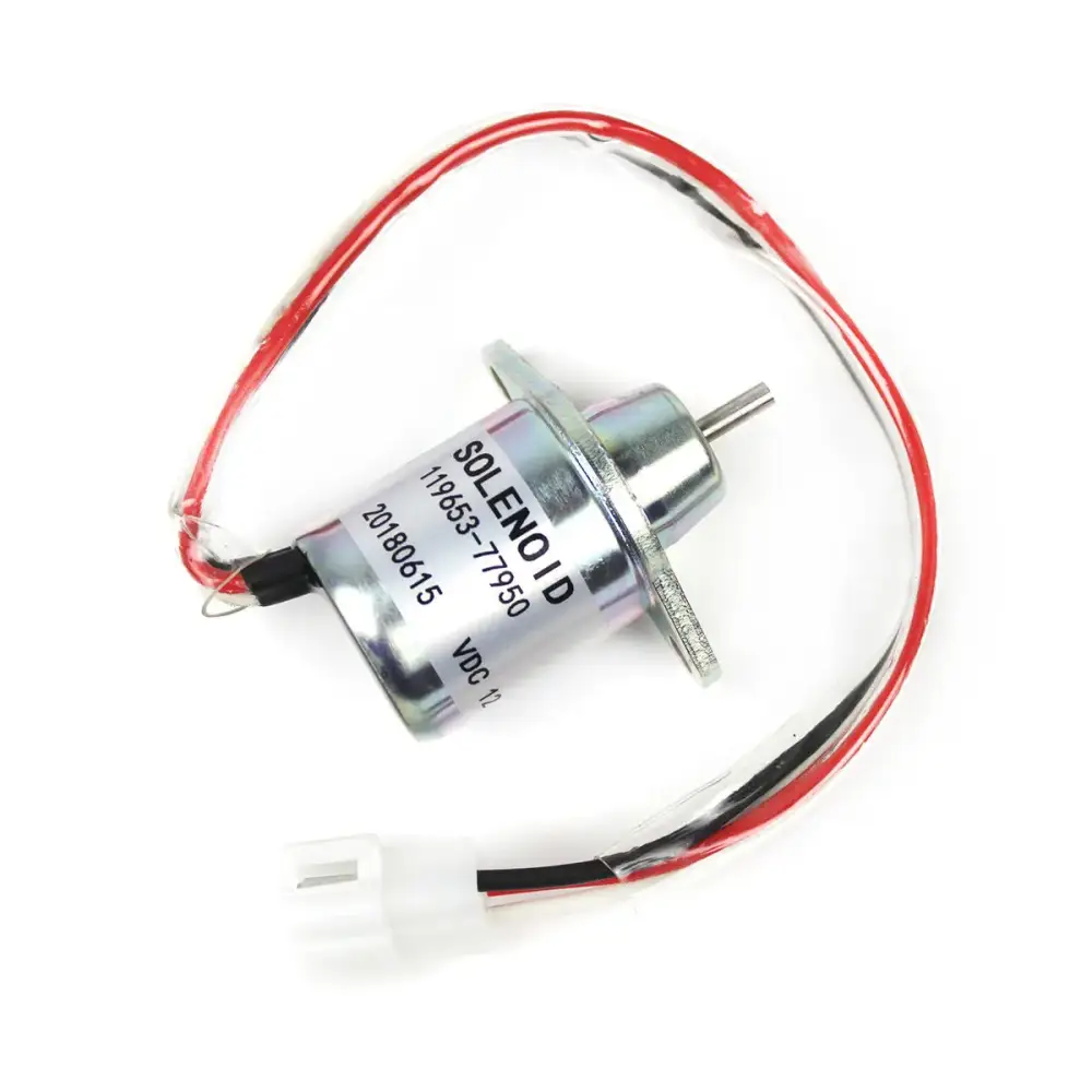 119653-77950 SA-4562-T Fuel Cut Off Solenoid for Yanmar 2TNV70 3TNE88 — фото 1