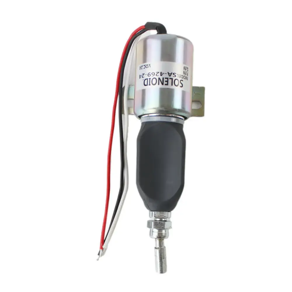 600-815-7550 SA-4269-24 24V Flameout Solenoid Valve for Komatsu PC75US-3 PC75UU-2 PC60-7 — фото 1