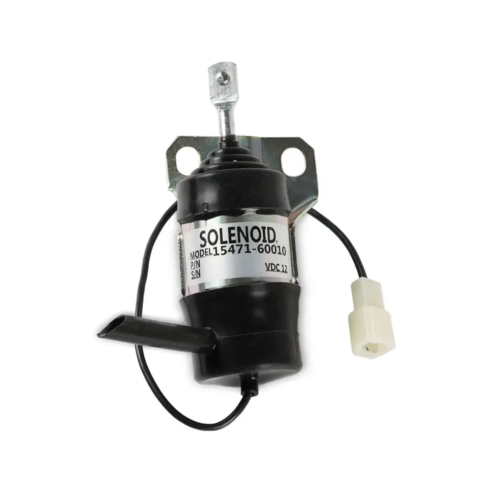 15471-60010 052600-1001 052600-1000 Fuel Shut Off Solenoid Valve for Kubota Denso — фото 1