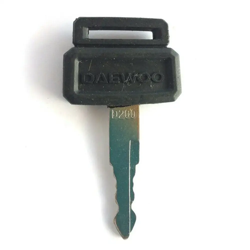 Ignition Key D200 for Daewoo Excavator Heavy Equipment — фото 1