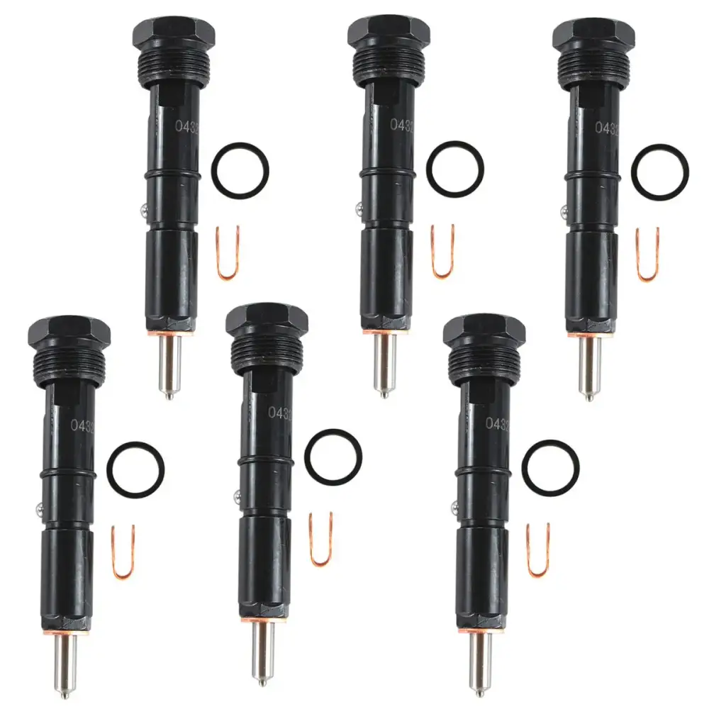 6PCS Fuel Injectors 0432133864 for Cummins 5.9L 6BT50HP Engine Dodge Ram 3500 2500 5.9L 1994-98 — фото 1