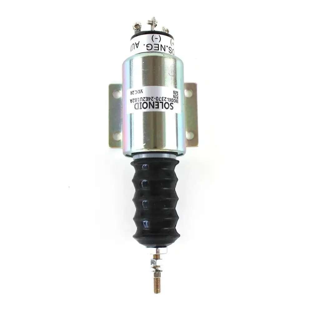 2370-24E2U1B2A 24V Fuel Shutoff Solenoid Valve for Woodward — фото 1