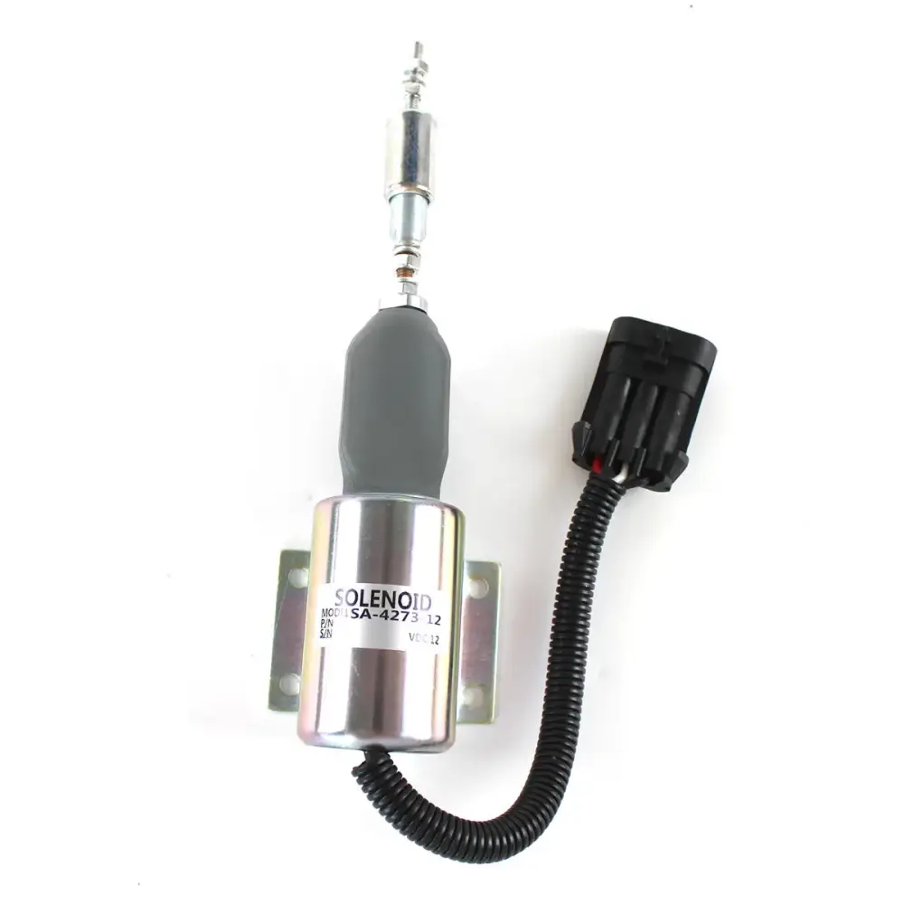 12V Stop Solenoid F3HZ-9N392-D F3HZ-9A594-A 2003ES-12E6UC4B5S2 SA-4273-12 For Ford 7.8L Engine Heavy Truck — фото 1