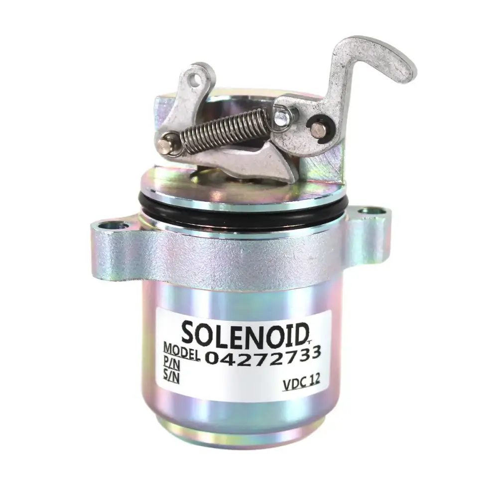04272733 04170534R Fuel Shut Off Solenoid 12V Stop Solenoid Valve for Deutz BF4M1011F Engine M7272733 Bobcat Skid Steer Loader 863 873 S250 — фото 1