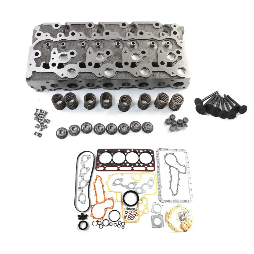 For Kubota V2203 V2203E Complete Cylinder Head+Full Gasket Kit Fits Bobcat Loader 753 763 773 — фото 1
