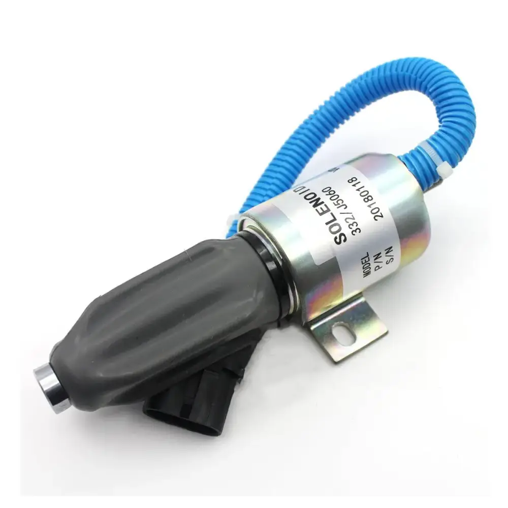 332/J5060 24V Engine Shut Off Solenoid Stop Solenoid for JCB JS130 Stopper Motor — фото 1