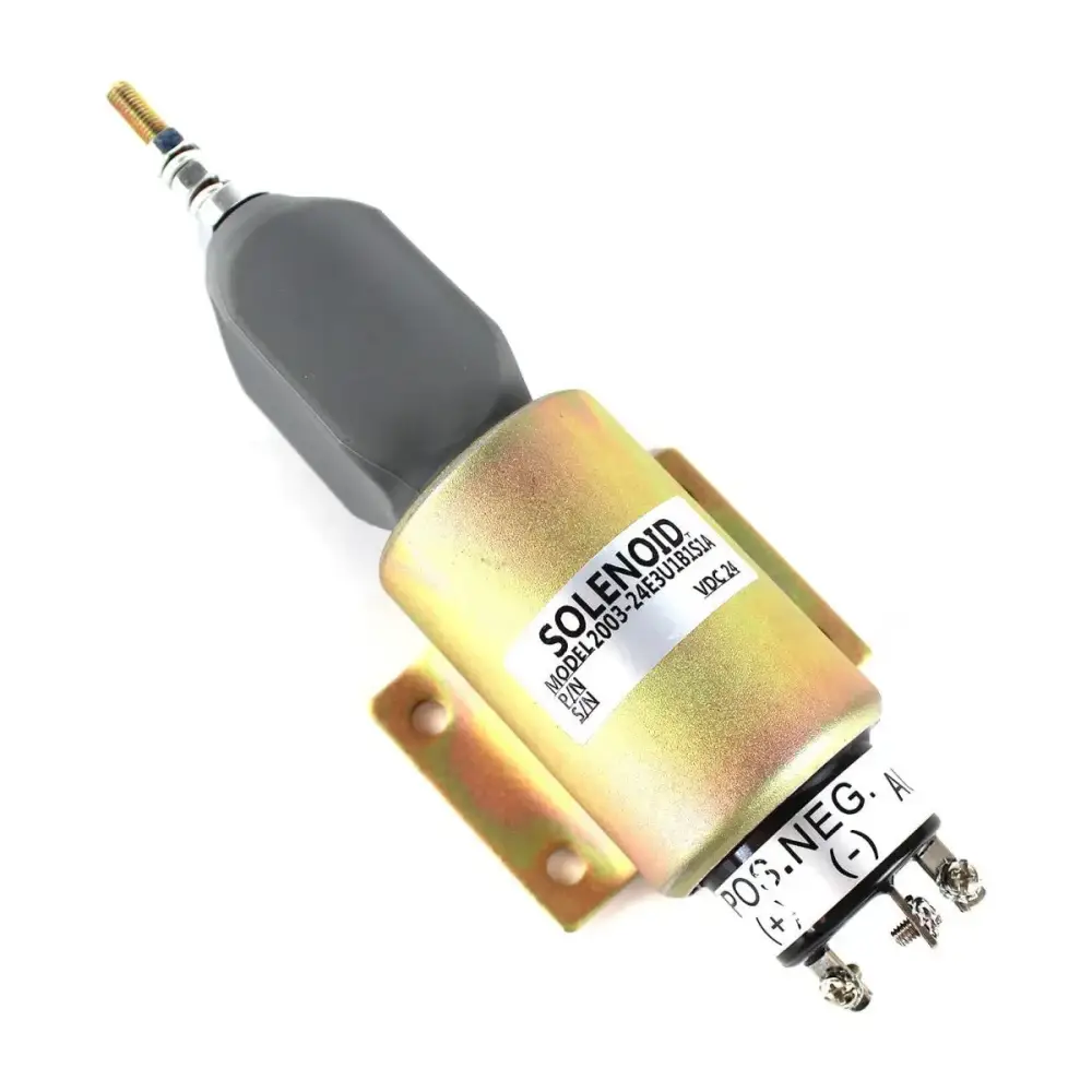 2003-24E3U1B1S1A 24V Stop Solenoid Fuel Shutdown Solenoid for Woodward Diesel Engine — фото 1