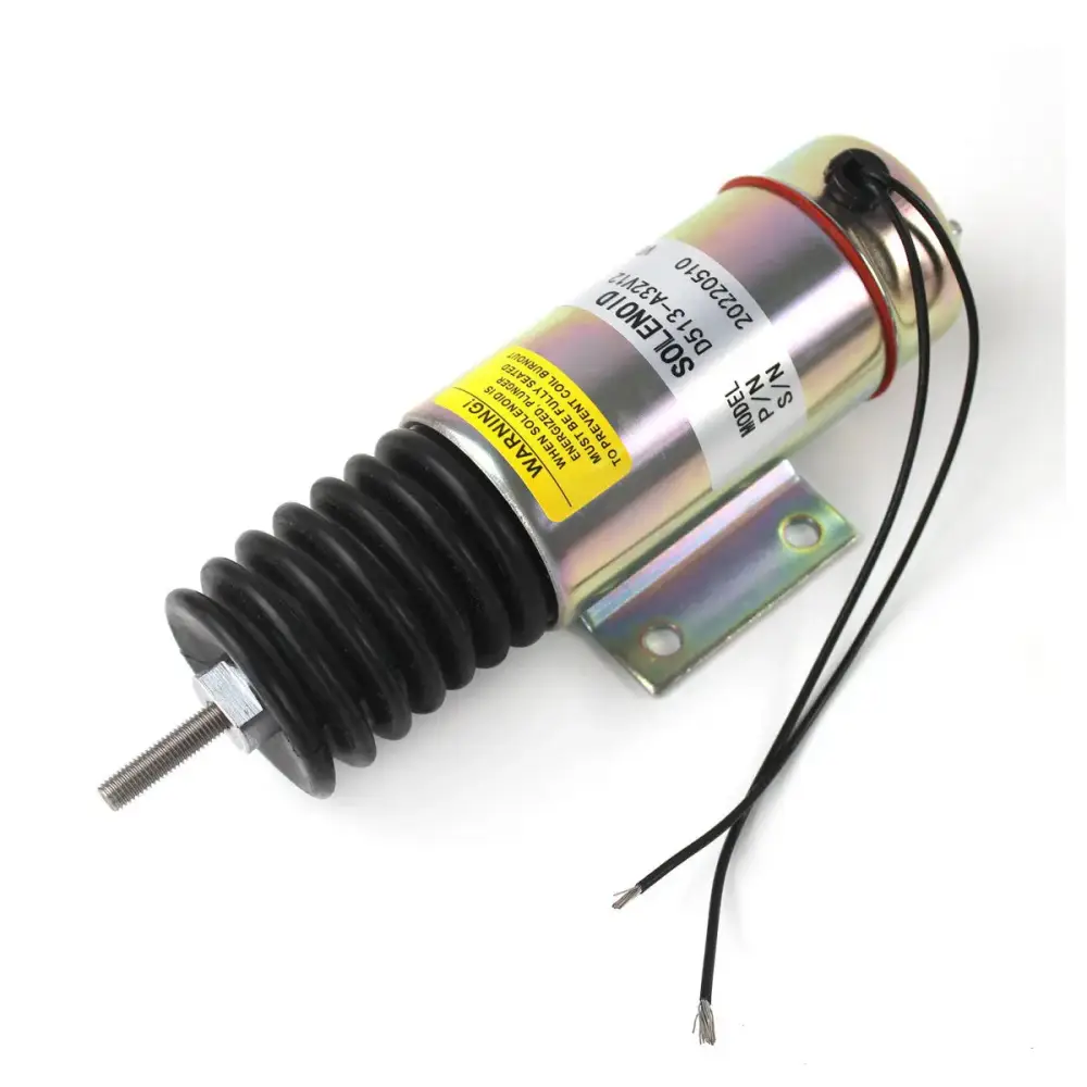 D513-A32V12 D513A32V12 12V Fuel Shut Off Solenoid for Genie JLG Dual Coil Throttle Solenoid — фото 1