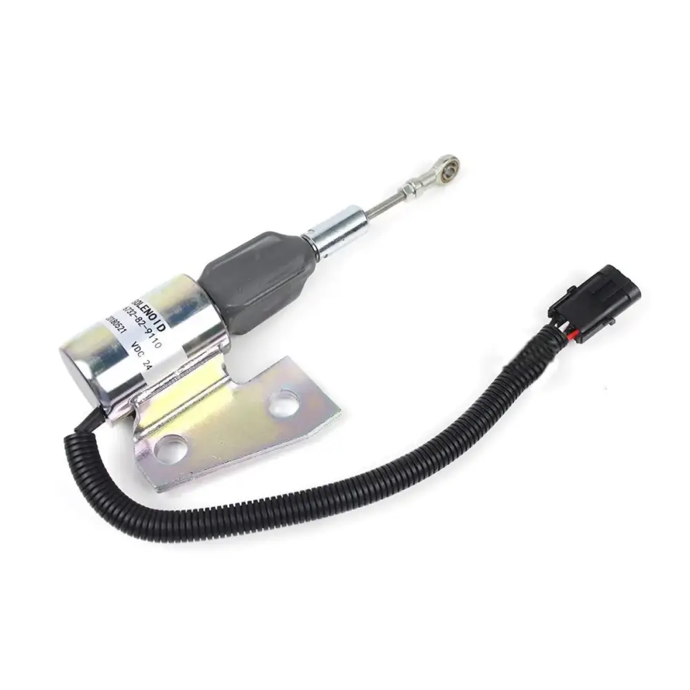 6732-82-9110 24V Fuel Shutdown Solenoid Cut Off Solenoid for Komatsu PC150LC-6 PC150LC-6K PC150-6 — фото 1