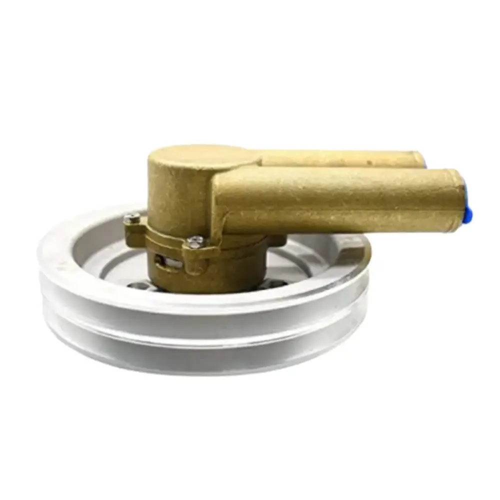 Sea Water Pump 21214596 3858229 Double V Belt Pulley for Volvo Penta Engine 4.3 5.0 5.7 — фото 1