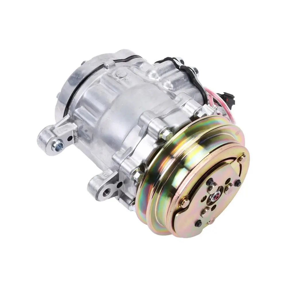 A/C Compressor KHR3536 4615804 22L-979-2200 22L-979-2211 for John Deere Komatsu Hitachi Excavators — фото 1