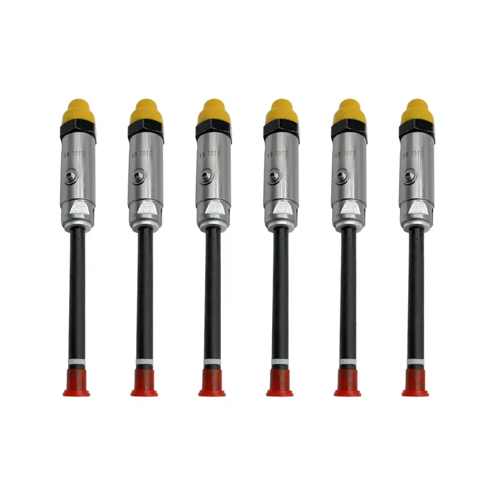 6PCS Fuel Injector Pencil Nozzle 4W7017 4W-7017 for CAT Caterpillar 3306 3406 3406B 3406C 3412 — фото 1