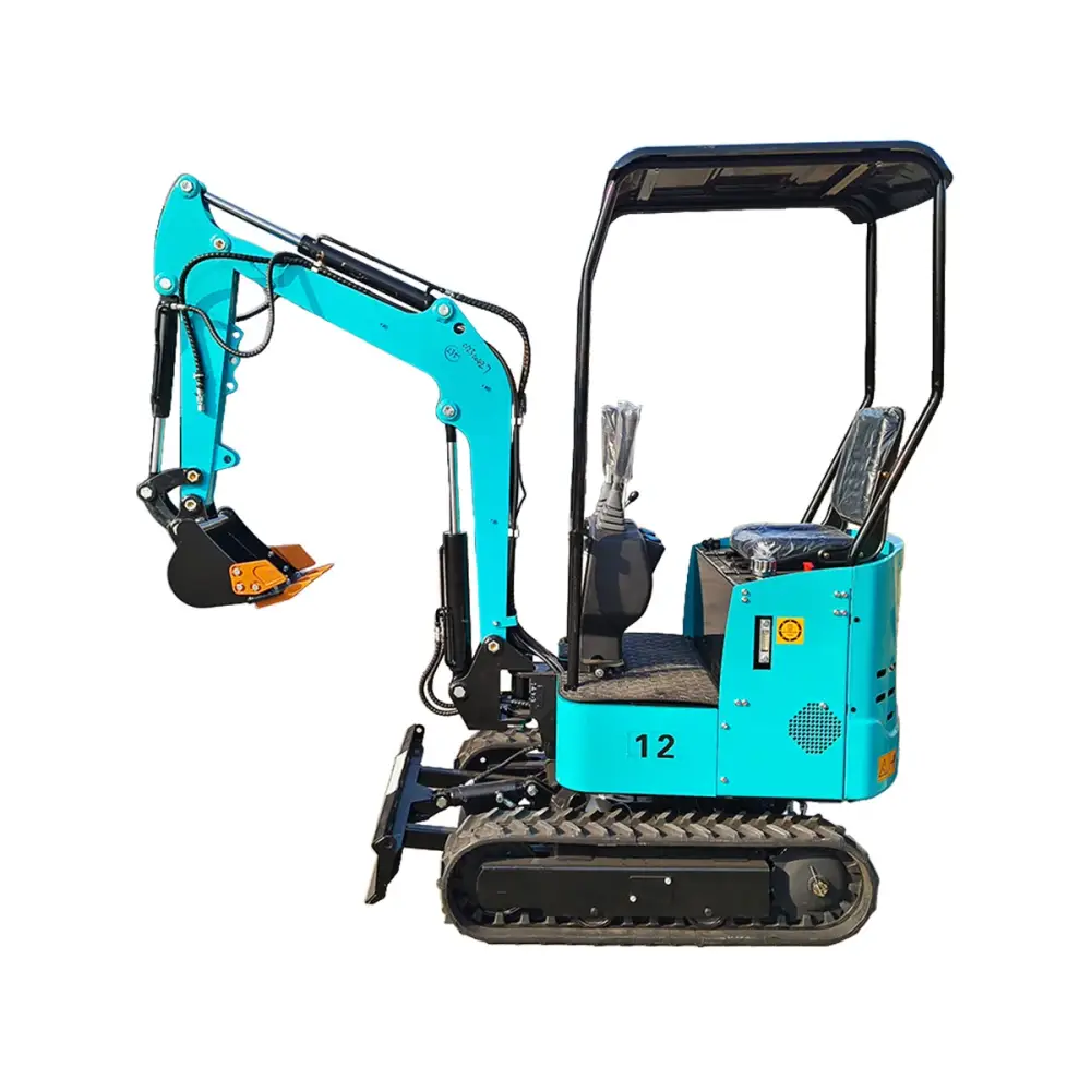 1 Ton KV12 Mini Excavator with Diesel Engine — фото 1