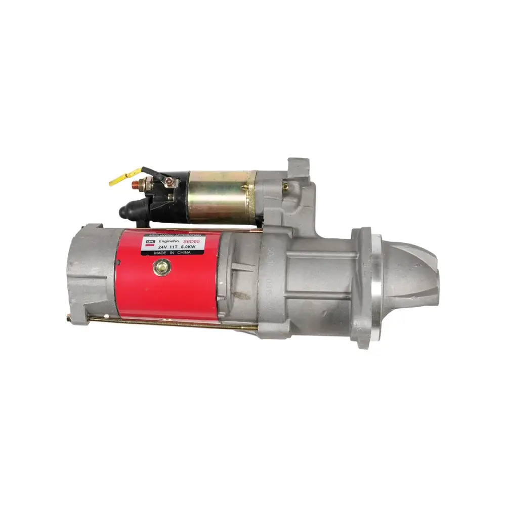 Starter Motor 24V 11T 6.0KW for Komatsu S6D95 Engine — фото 1