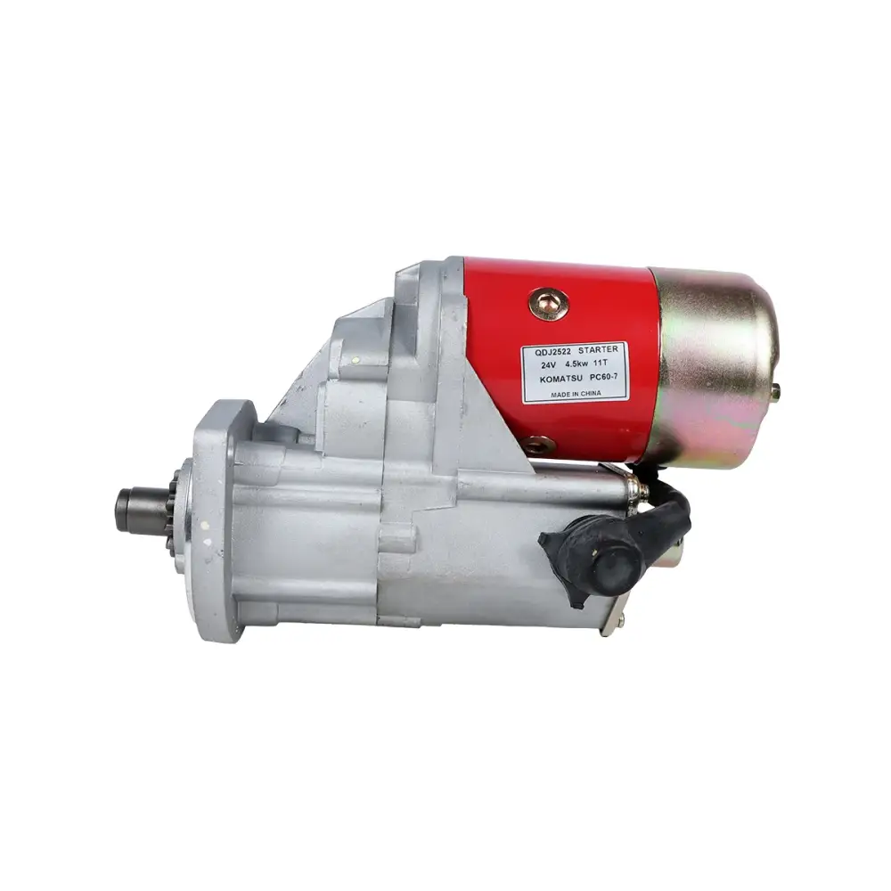 Starter Motor 24V 11T 4.5KW 600-863-3210 for Komatsu Excavator PC60-7 PC130-7 — фото 1