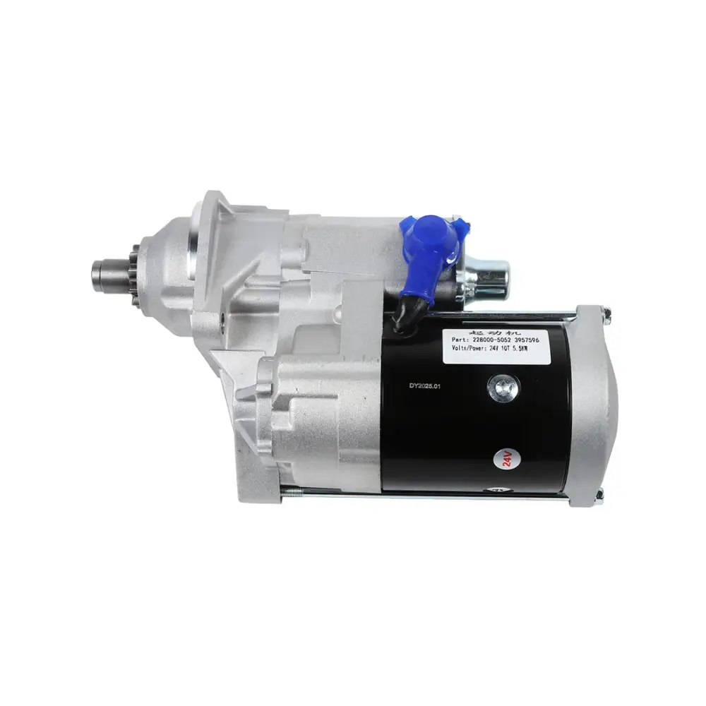 Starter Motor 228000-5052 3957596 for Cummins QSB6.7 Engine — фото 1