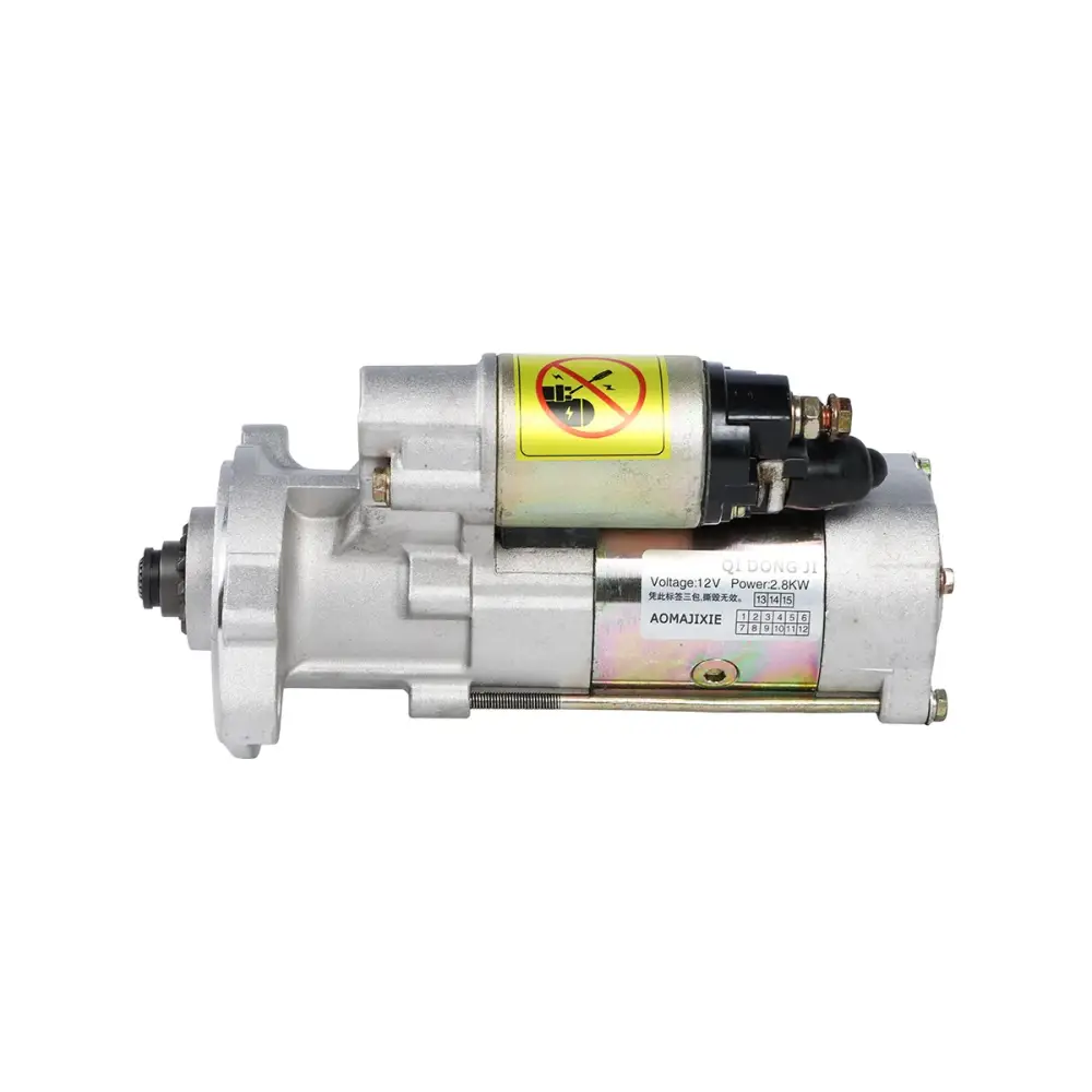 Starter Motor 12V 11T 3.2KW M008T77071 for Isuzu Engine 4JB1 Daewoo Excavator DH55 — фото 1