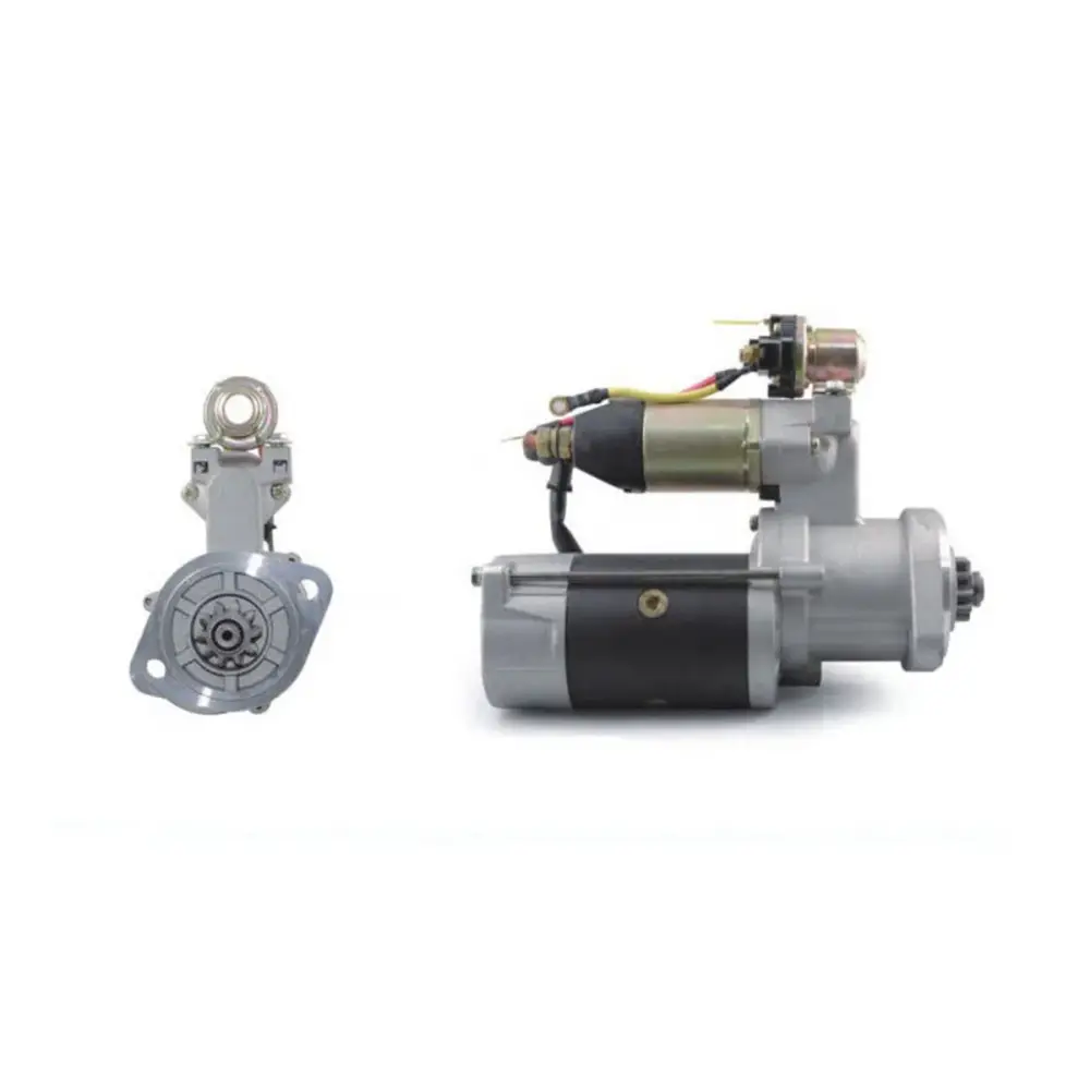 Starter Motor M3T516821 for CAT E200 E320 Excavator Mitsubishi S6K Engine — фото 1