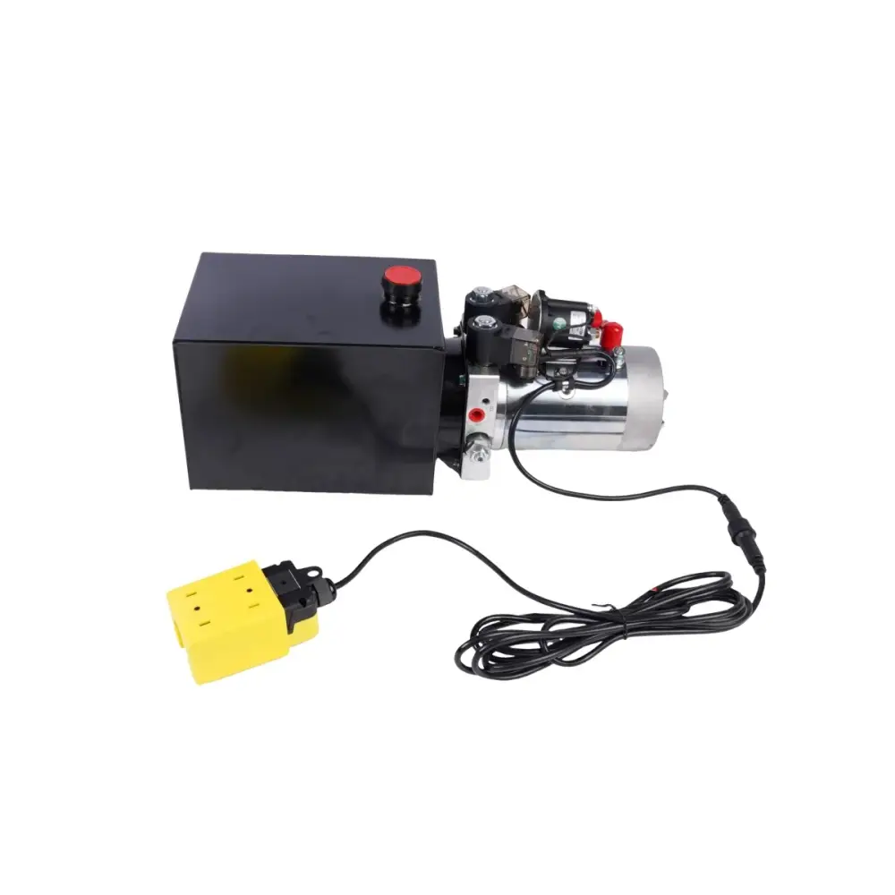 Гидронасос Hydraulic Power Unit 8 Quart Double Acting DC 12V for Car Lifting Dump Trailer — фото 1
