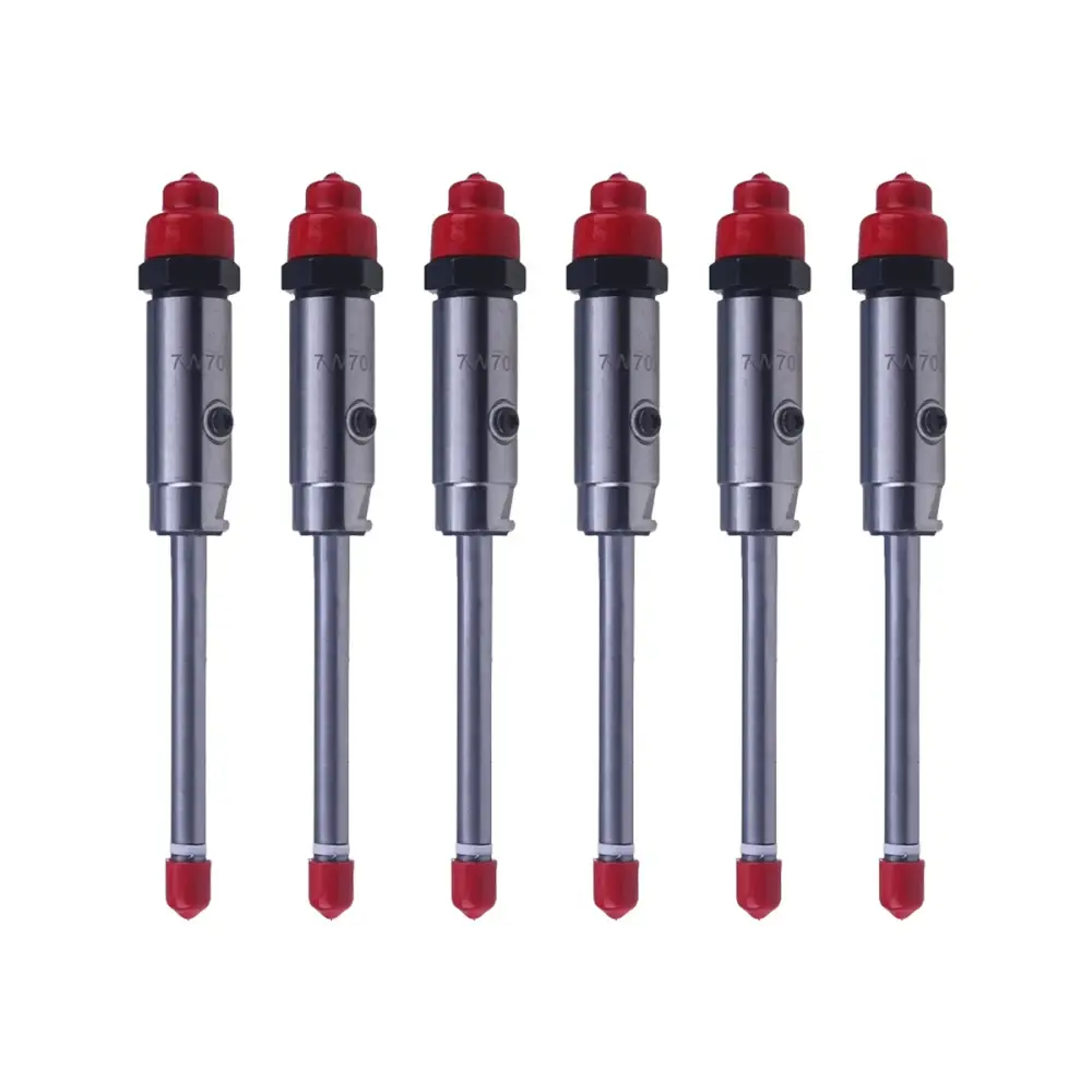 6PCS Fuel Injector Nozzle 7W7026 for Caterpillar CAT Engine 3406B 3412 Tractor D9R D9 GC — фото 1