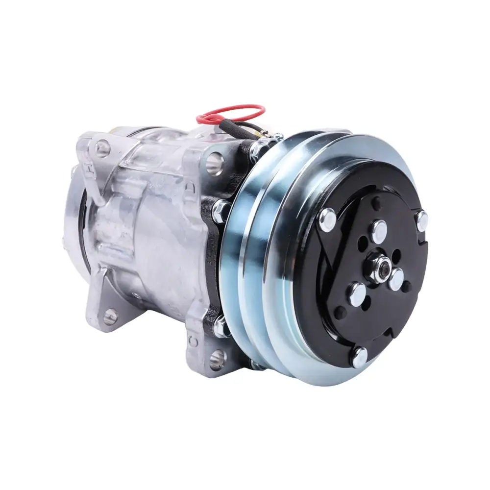 A/C Compressor 2PK 12V 3712528M2 3782613M2 for Massey Ferguson 375 383 Tractor — фото 1
