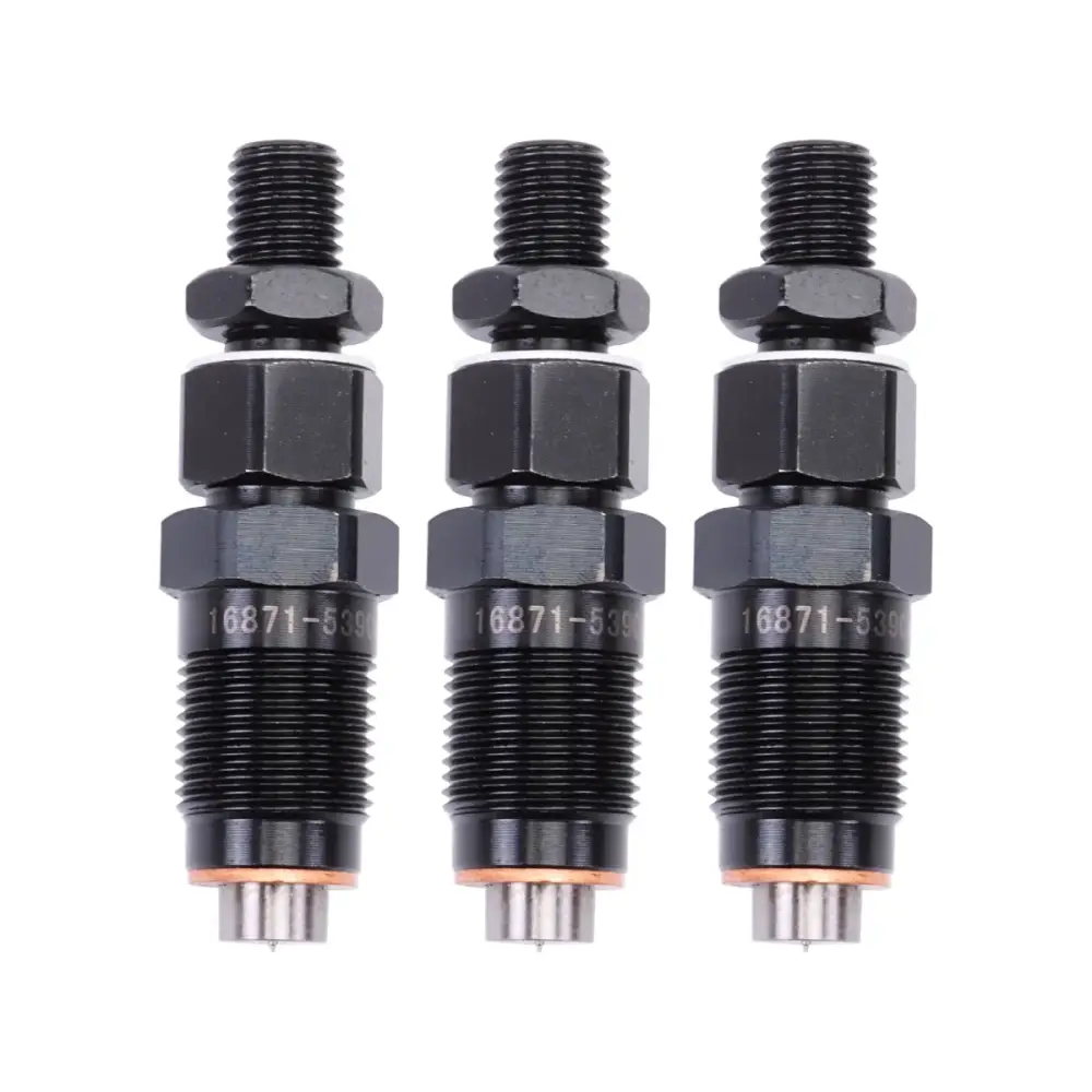 3PCS Fuel Injector 16871-53904 for Kubota Engine D902 D722 Z482 Tractor RTV900 BX1870 BX2360 — фото 1