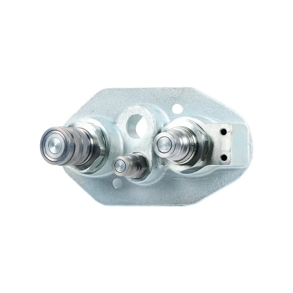 Hydraulic Flat Face Quick Coupler Block Assembly 7246784 for Bobcat Loader TL360 TL470 — фото 1