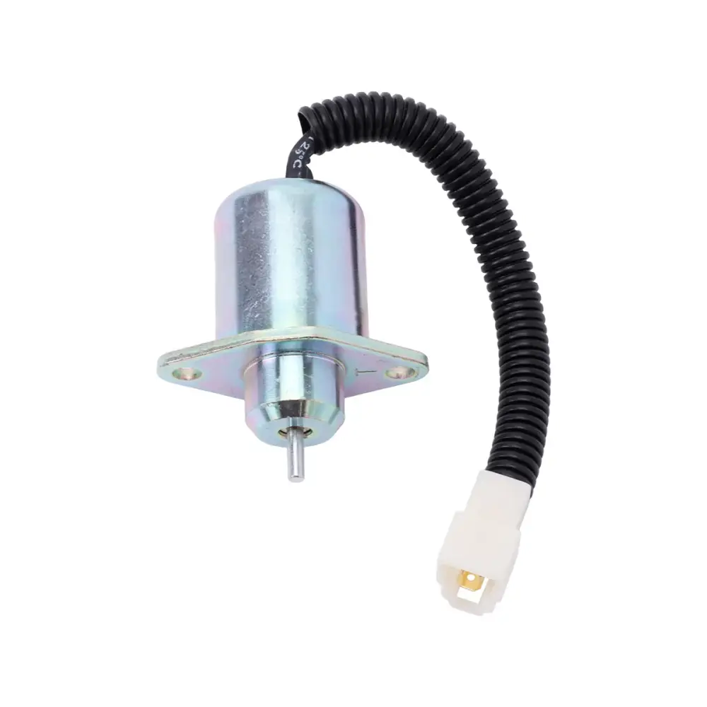 Shutoff Solenoid 12V 6281-910-011-00 6242128M1 for Iseki Engine E3CD E3CE E3CF E3CG — фото 1